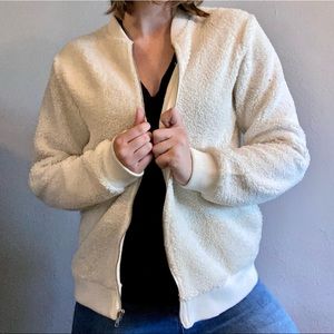Cozy White Teddy Jacket